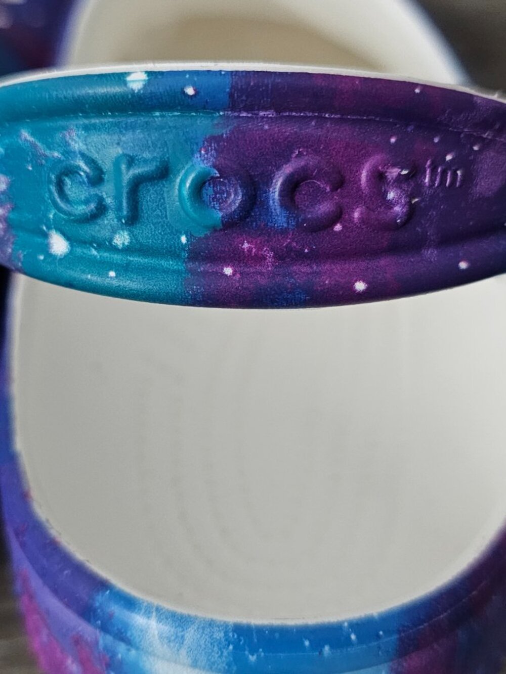 Crocs Baya Slip On Clog Vibrant Tie-Dye Sandals Pink Purple Women's 10 Men 8 - Picture 6 of 10